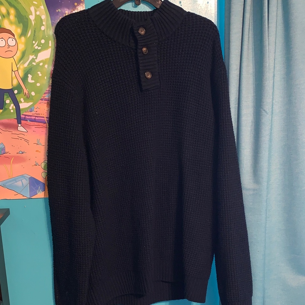 Old Navy Men's Black Turtleneck Sweater